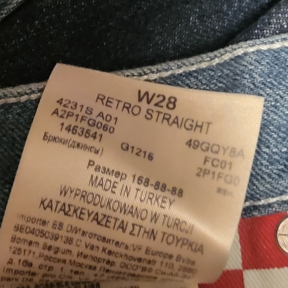 Vintage Wrangler Peter Max Jeans - Picture 6 of 7